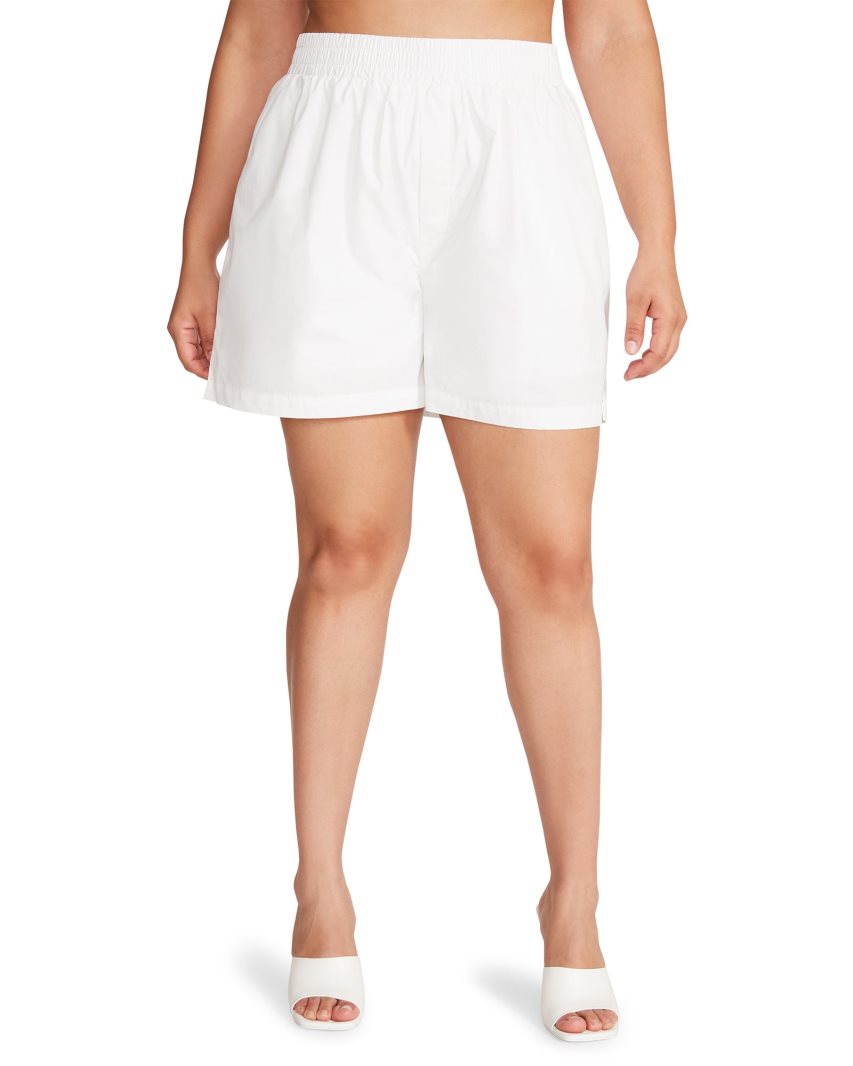 White Steve Madden Tish Women's Shorts | PH 7308ASU